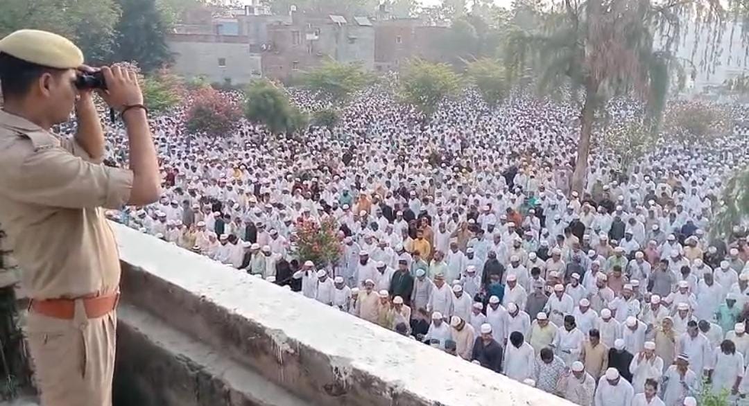 LUCKNOW:सम्पूर्ण प्रदेश में मनाया गया ईद-उल-अजहा का पर्व,ईदगाहों में अदा हुई नमाज